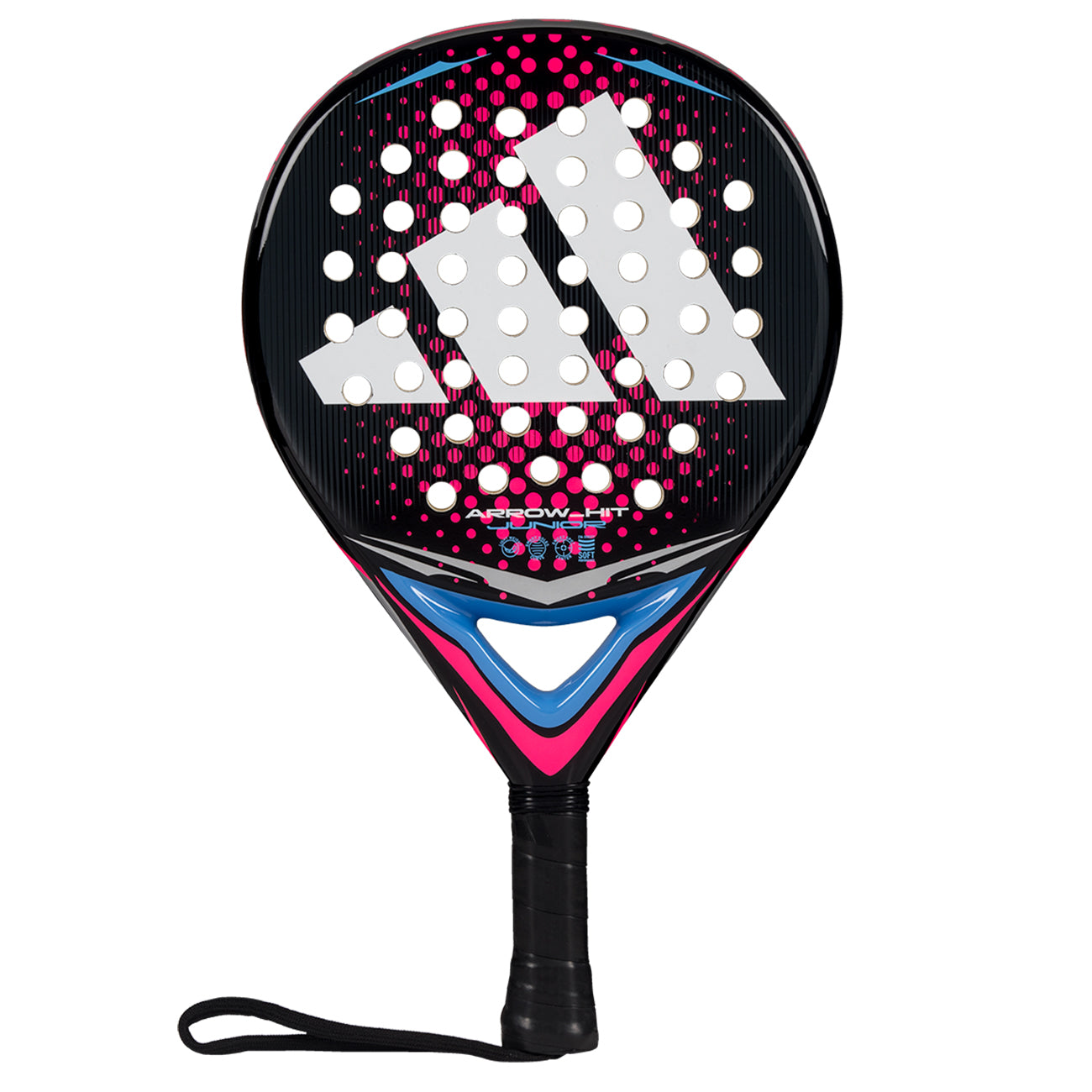 Adidas Arrow Hit Junior White/Pink 2026 - Kids Padel Racket