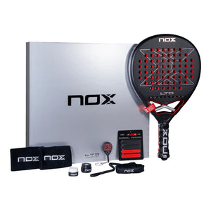 Nox AT10 Genius 12K Xtrem Limited Edition pack with racket, box and premium accessories