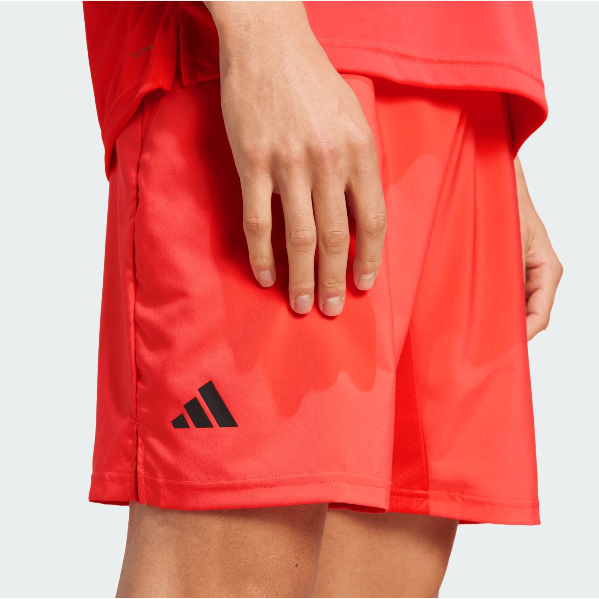 Adidas Club Padel Tennis Climacool 3-Stripes Red Shorts