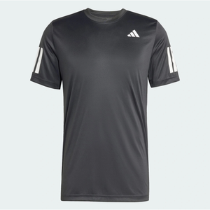 Adidas Club Padel Tennis Climacool 3-Stripes Black T-shirt, view 3