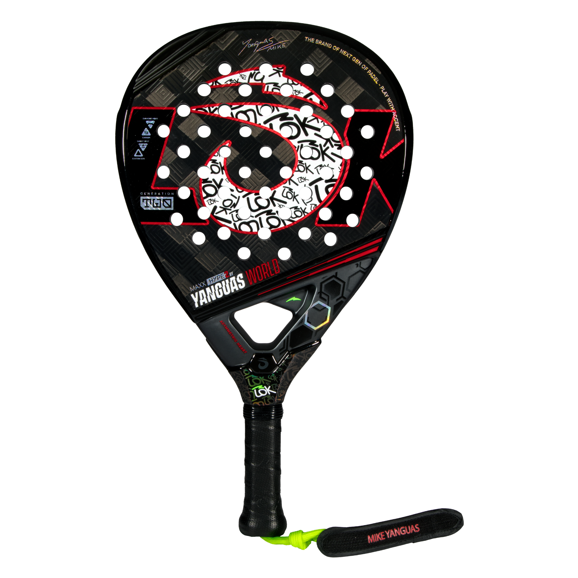 LÕK Maxx Hype Yanguas World Padel Racket