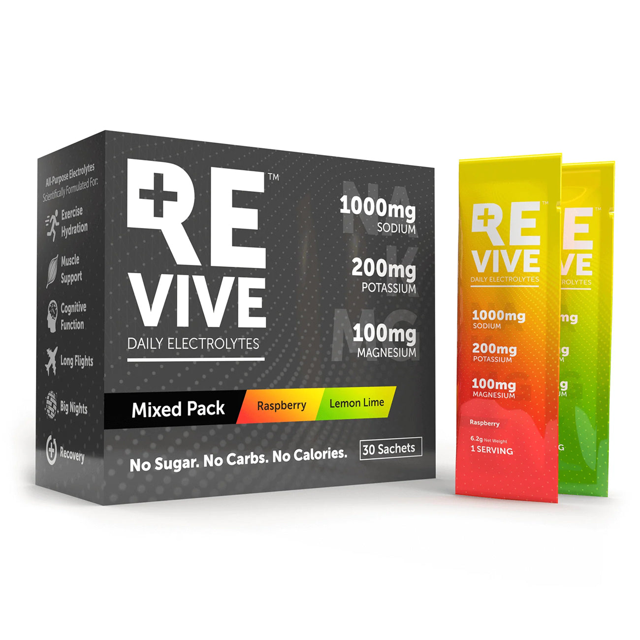 REVIVE Mixed Pack Raspberry & Lemon Lime 30's