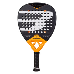 Bullpadel Vertex 05 Comfort 2027 Padel racket in black and orange, front view
