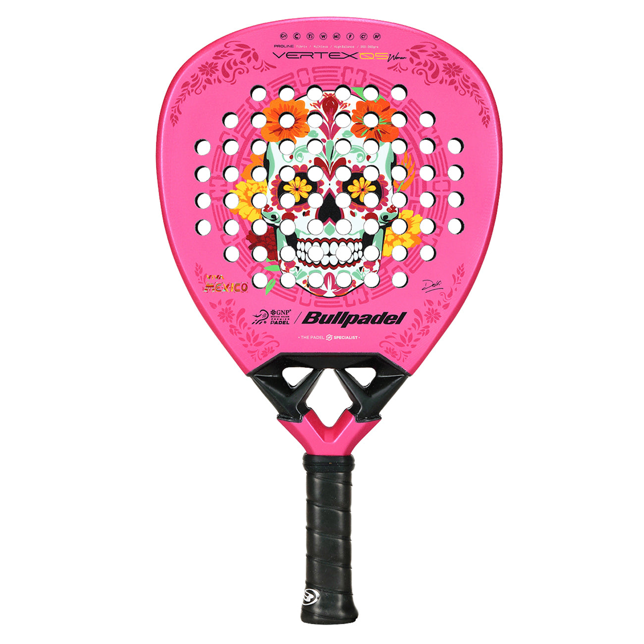 Bullpadel Vertex 05 W Mexico Special Edition Padel Racket By Delfi Brea
