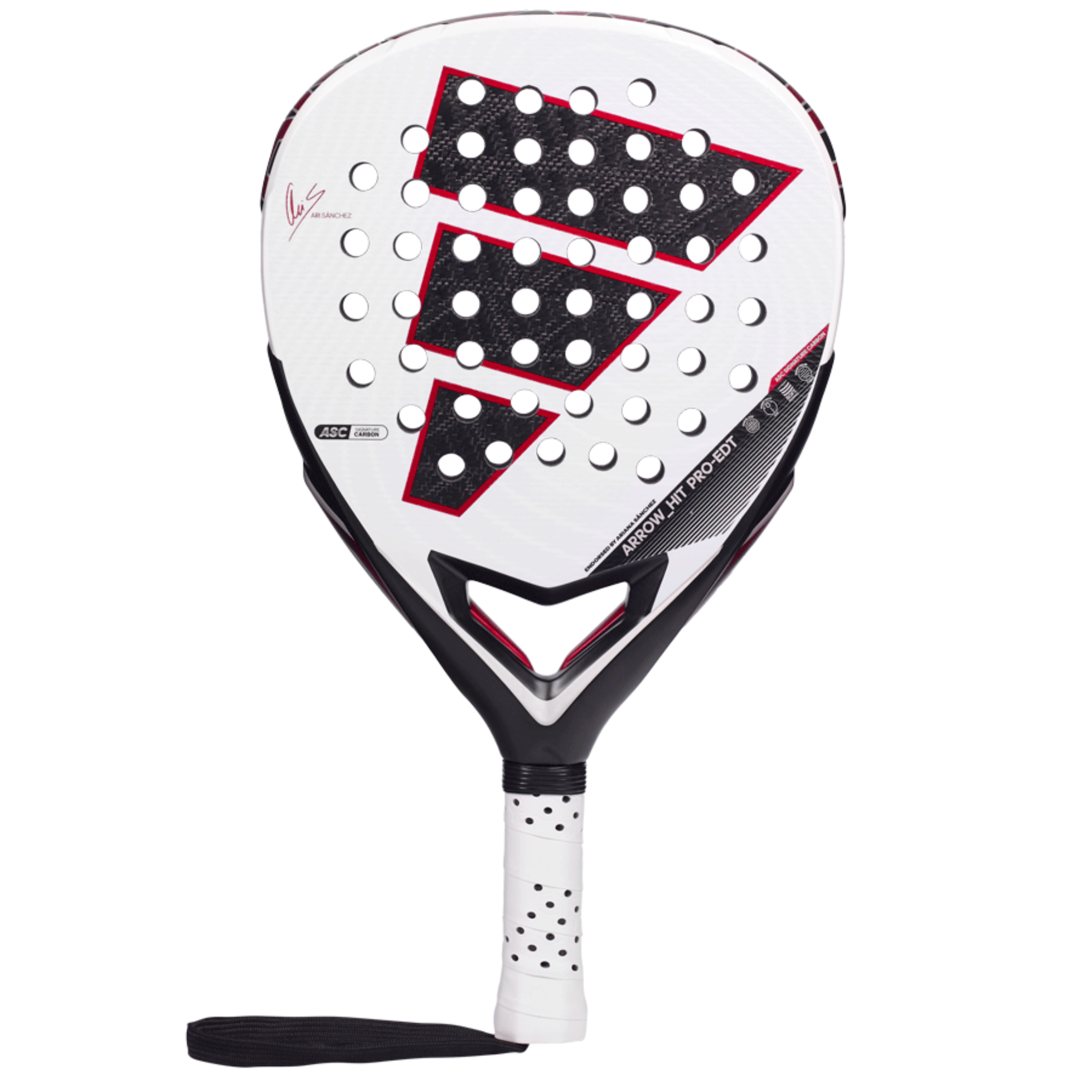 Adidas Arrow Hit PRO EDT 2026 Limited Edition Padel Racket by Ari Sánchez, view 2