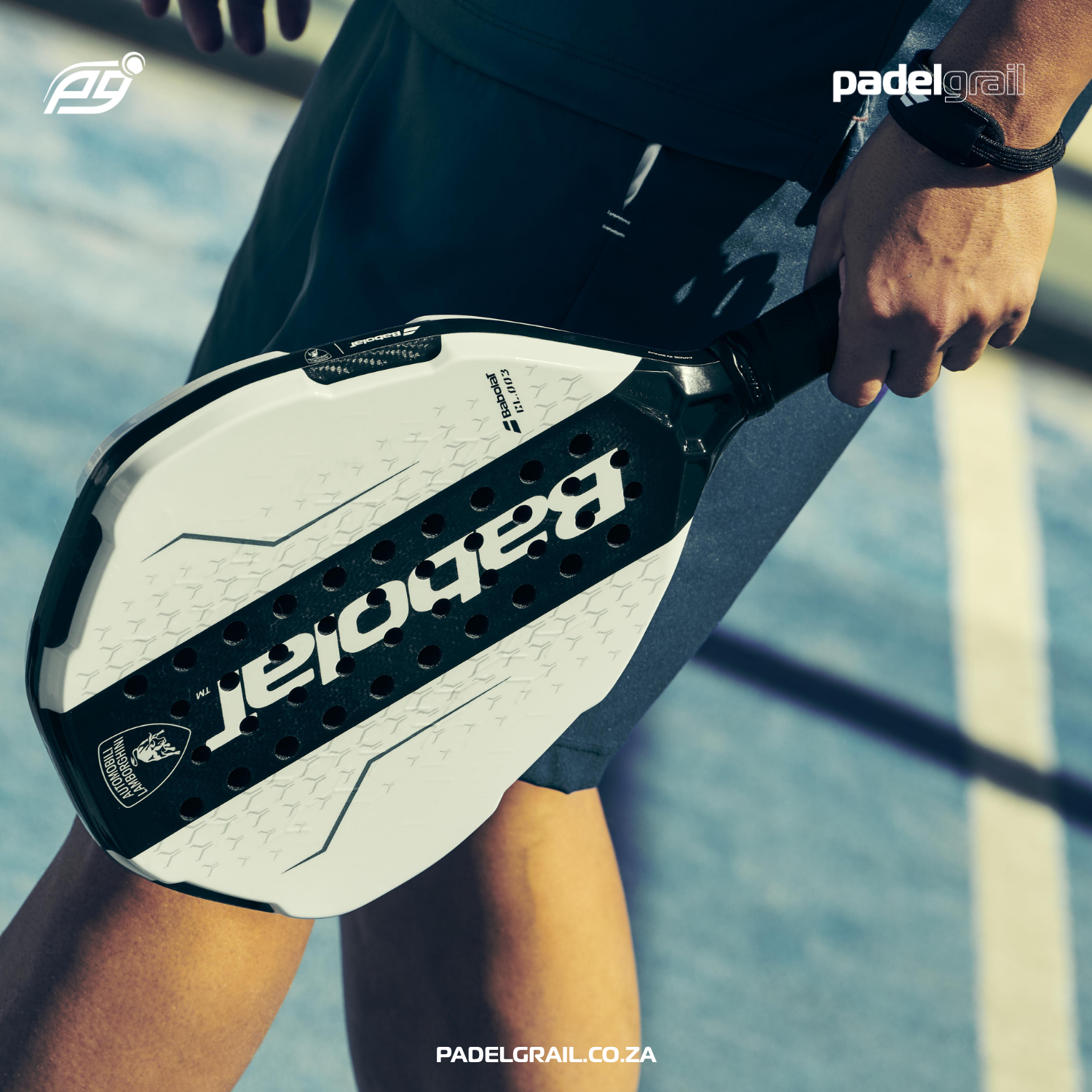 Babolat x Lamborghini BL003 White - Exclusive Padel Racket 2026