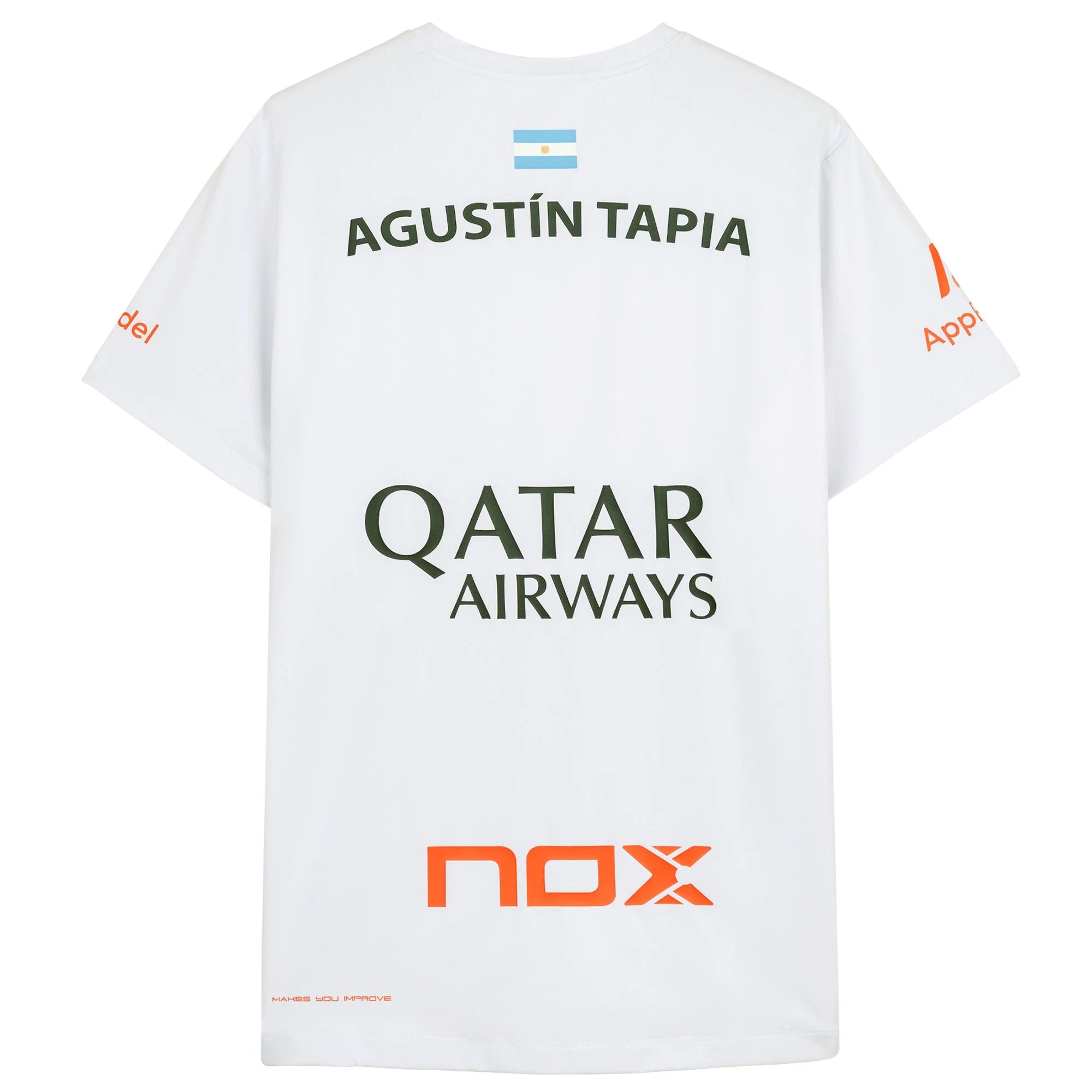 Nox AT10 Agustin Tapia Sponsors T-Shirt - White