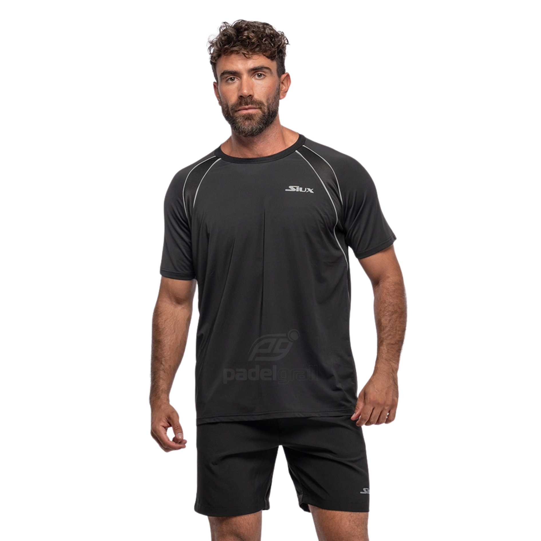 T-SHIRT SIUX MATCH NOIR | Esprit Padel Shop | Vêtement de padel T-SHIRT SIUX MATCH NOIR | Esprit Padel Shop | Vêtement de padel