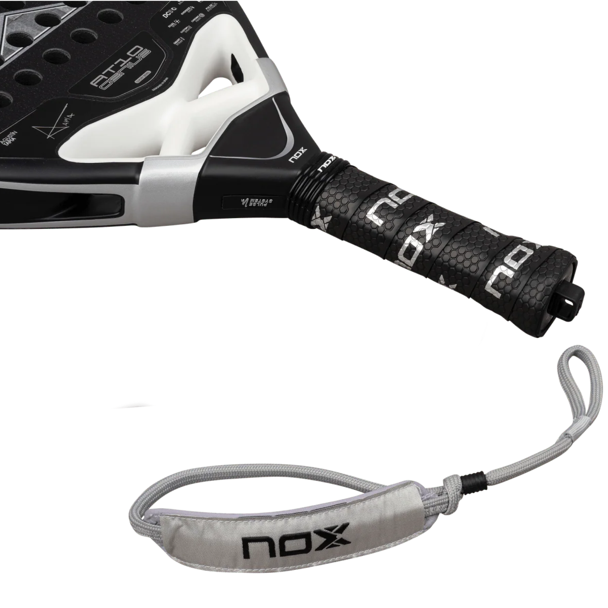 Nox AT10 Luxury GENIUS ATTACK 18K Alum 2026 Padel Racket by Agustín Tapia, view 10