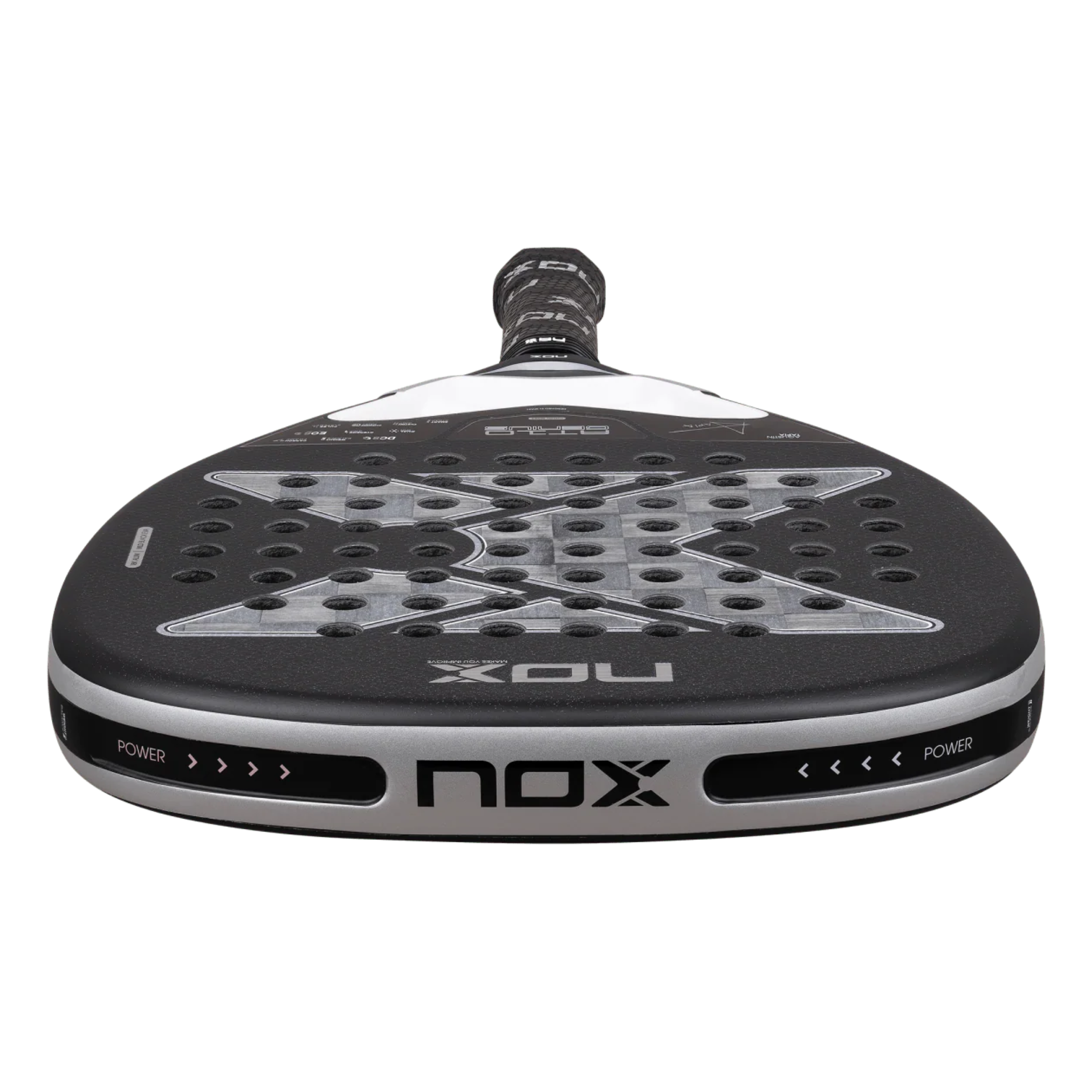Nox AT10 Luxury GENIUS ATTACK 18K Alum 2026 Padel Racket by Agustín Tapia, view 7