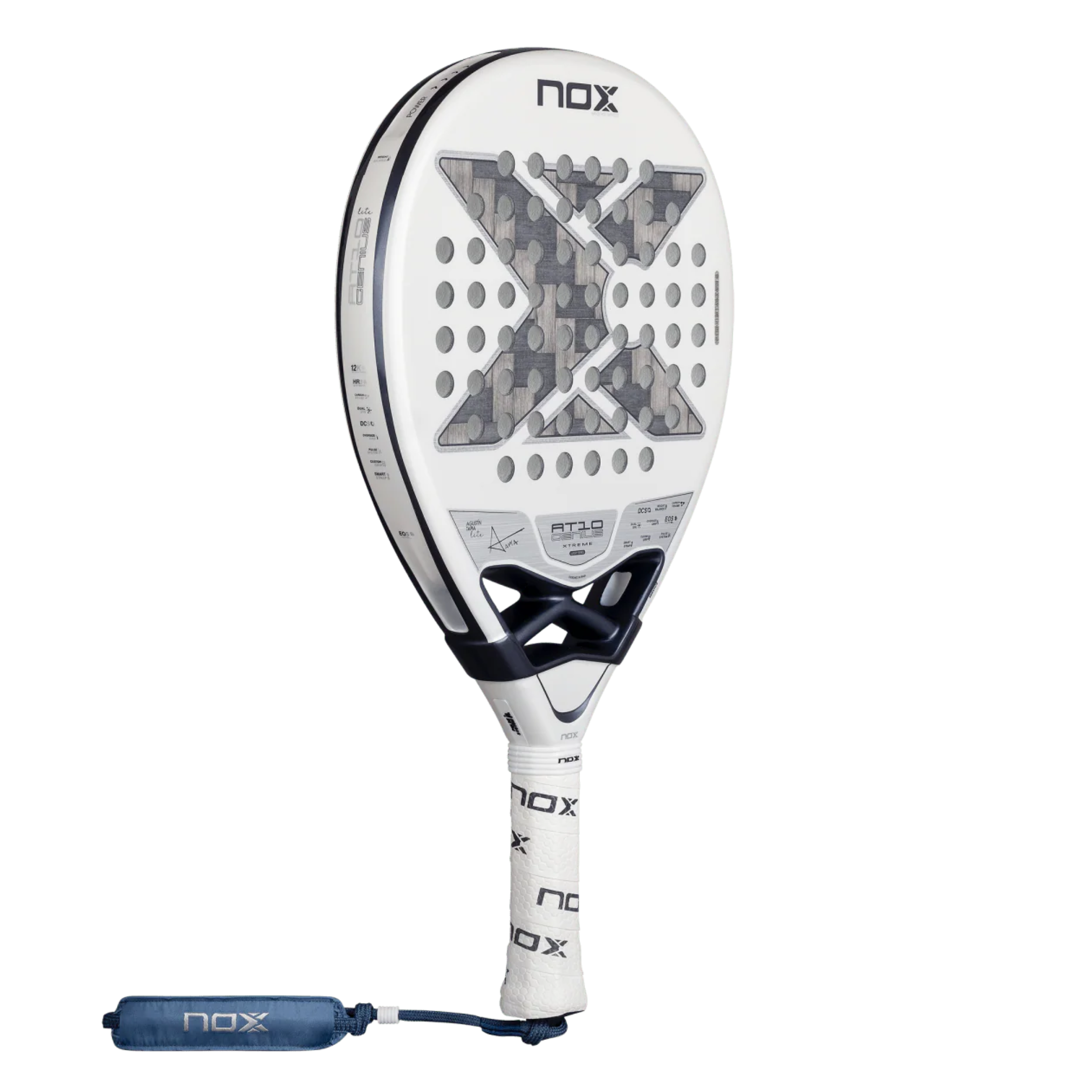 Nox AT10 Luxury Genius 12k Alum Xtrem Lite 2026 - Padel Racket by Agustín Tapia, view 3