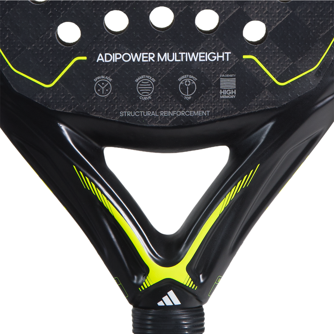 Adidas Adipower Multiweight 3.3 - 15k Carbon Fibre Padel Racket