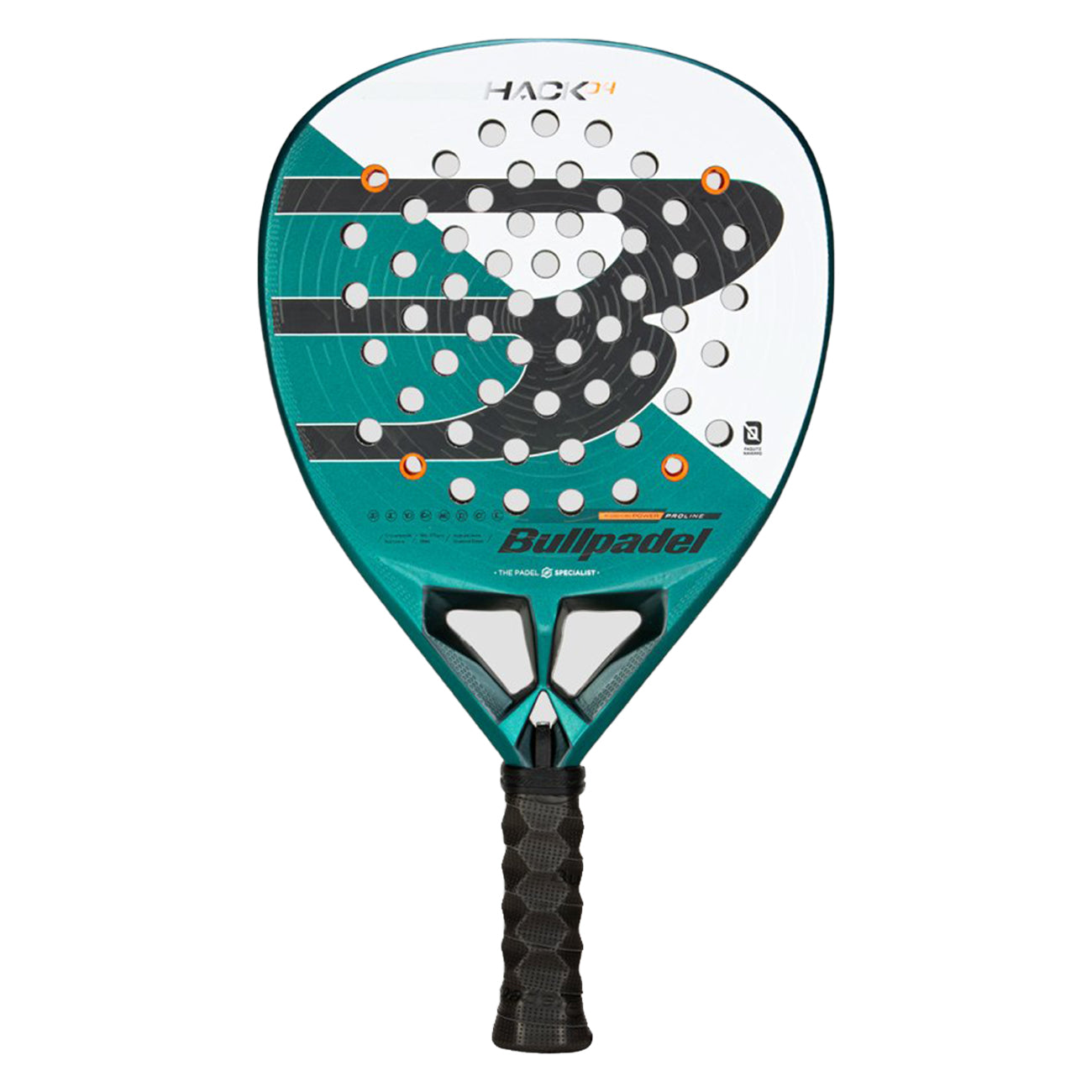 Bullpadel Hack 04 2025 - 18k Tri-Carbon Fibre Padel Racket