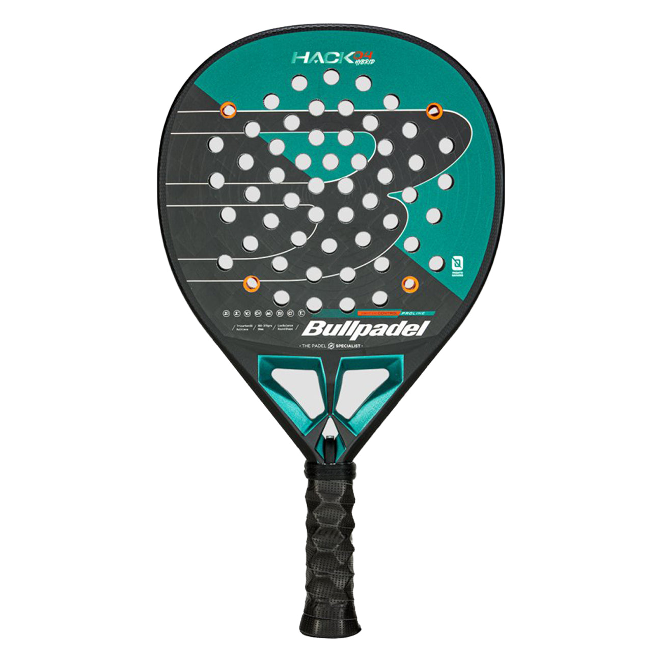 Bullpadel Hack 04 Hybrid 2025 - 18k Tri-Carbon Fibre Padel Racket