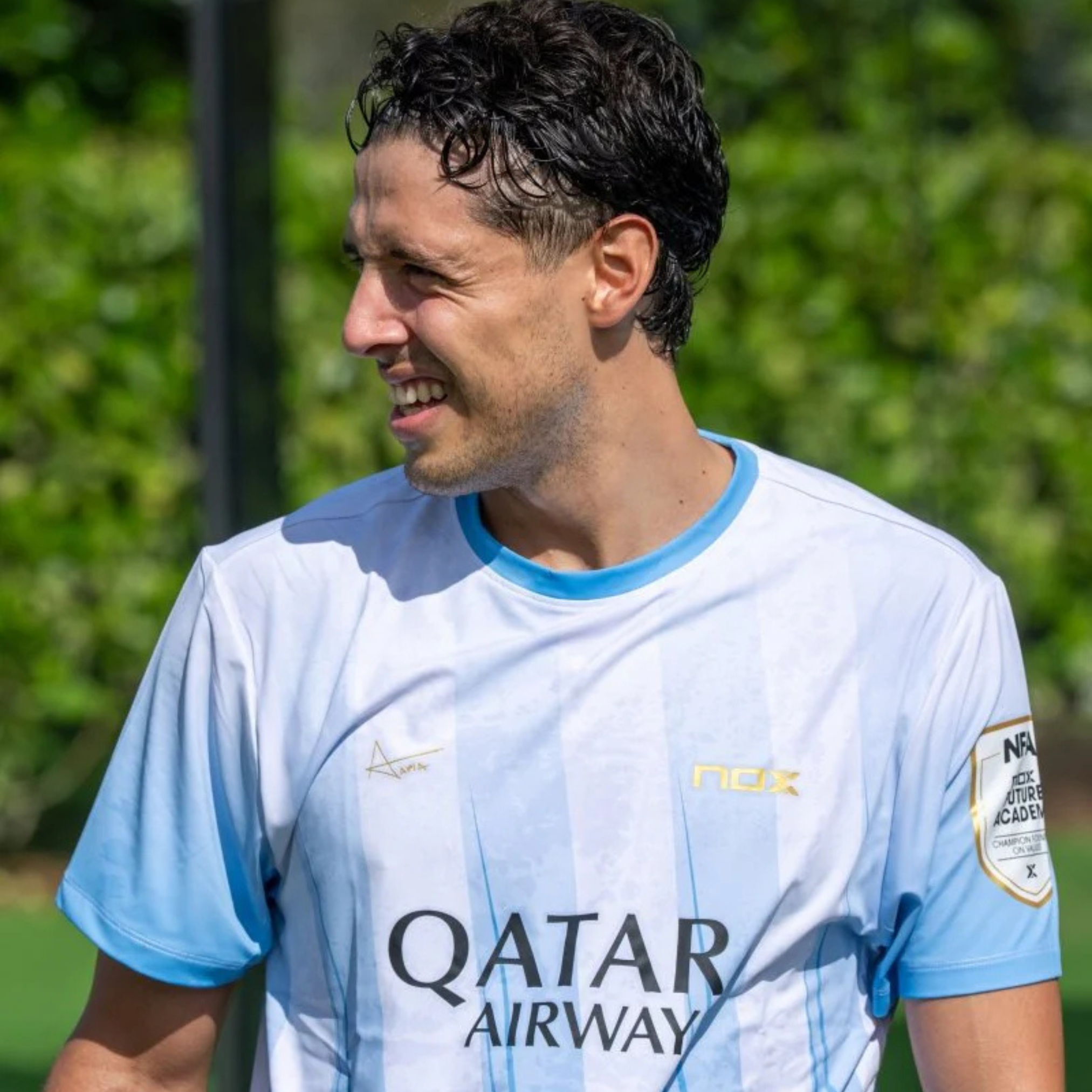 Nox AT10 Agustin Tapia Sponsors T-Shirt - Light Blue