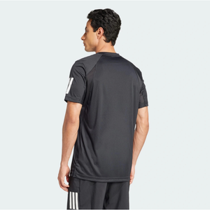 Adidas Club Padel Tennis Climacool 3-Stripes Black T-shirt, view 5