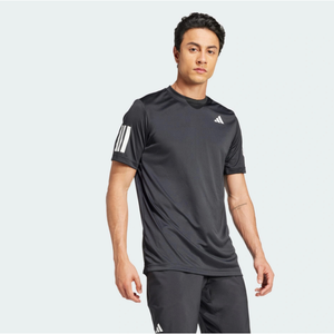 Adidas Club Padel Tennis Climacool 3-Stripes Black T-shirt