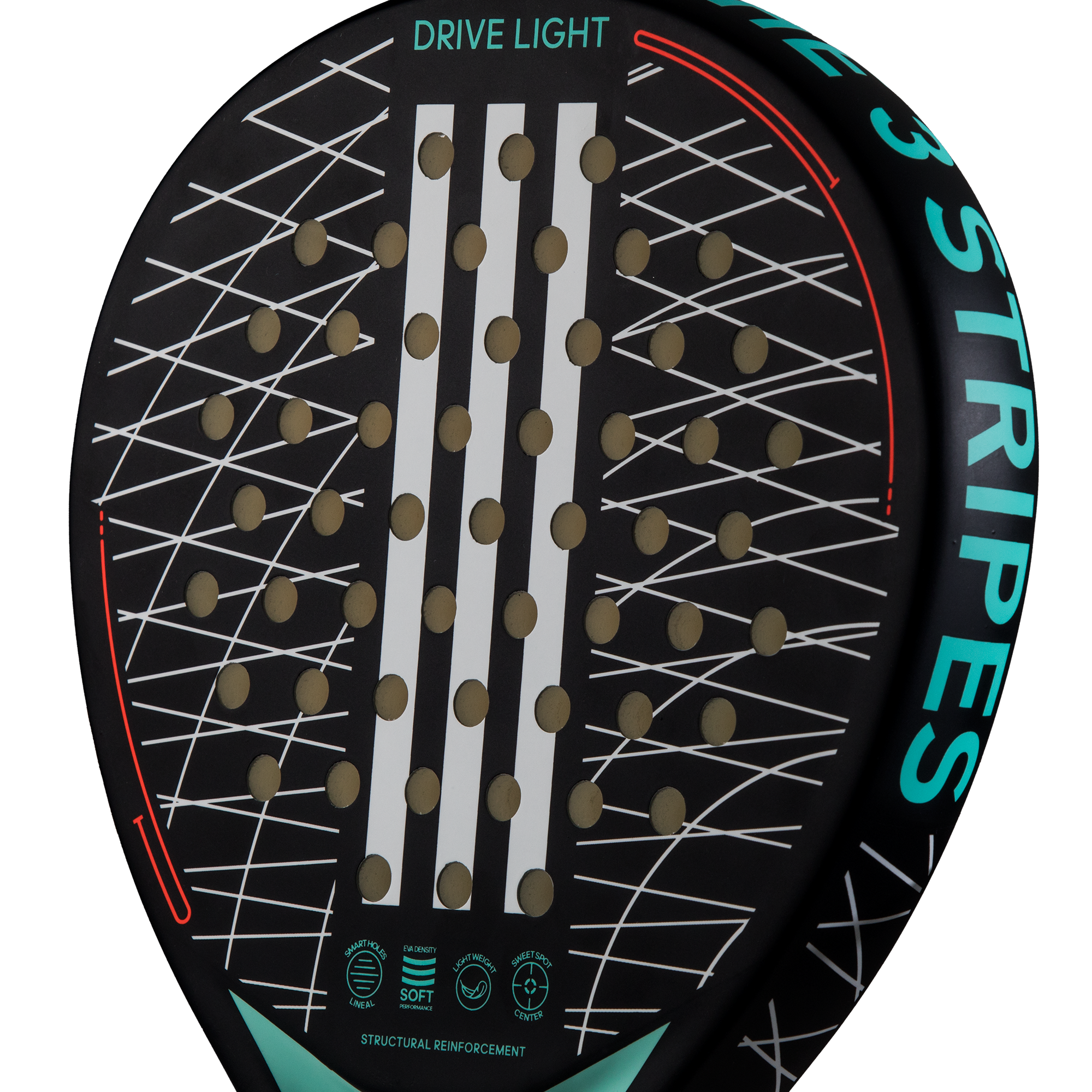 Adidas Drive Light 3.3 Carbon Fibre Padel Racket | Lightweight & Powerful