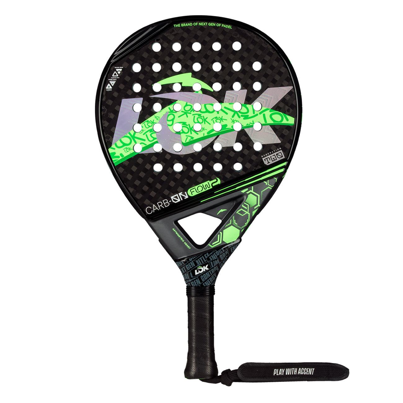 Lok CARB-ON FLOW 2 2026 Padel Racket