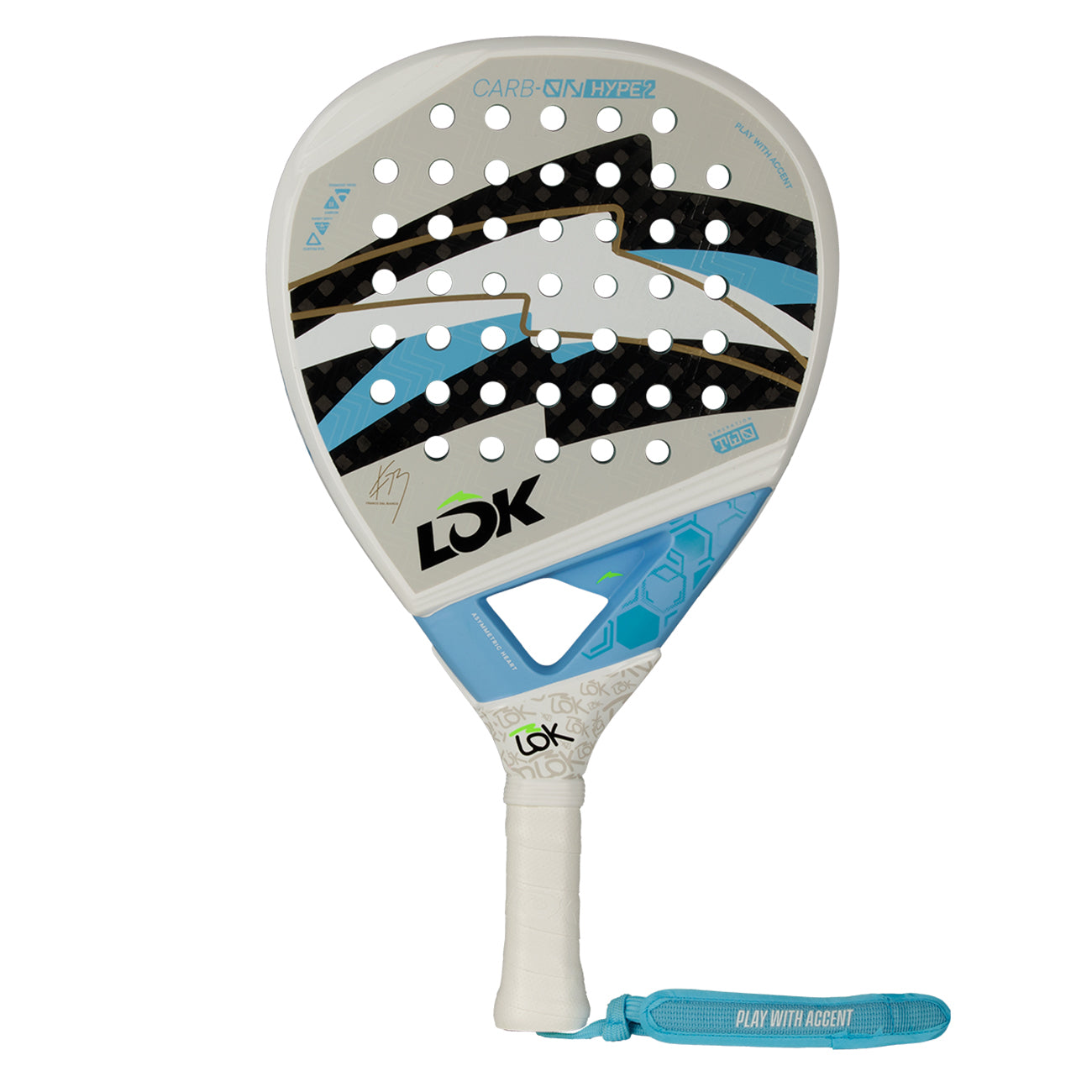 Lok CARB-ON HYPE 2 2026 - FDB Edition Padel Racket