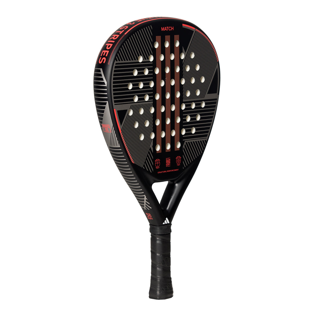 Adidas Match 3.3 Black Carbon Fibre Padel Racket | Ultimate Control & Durability