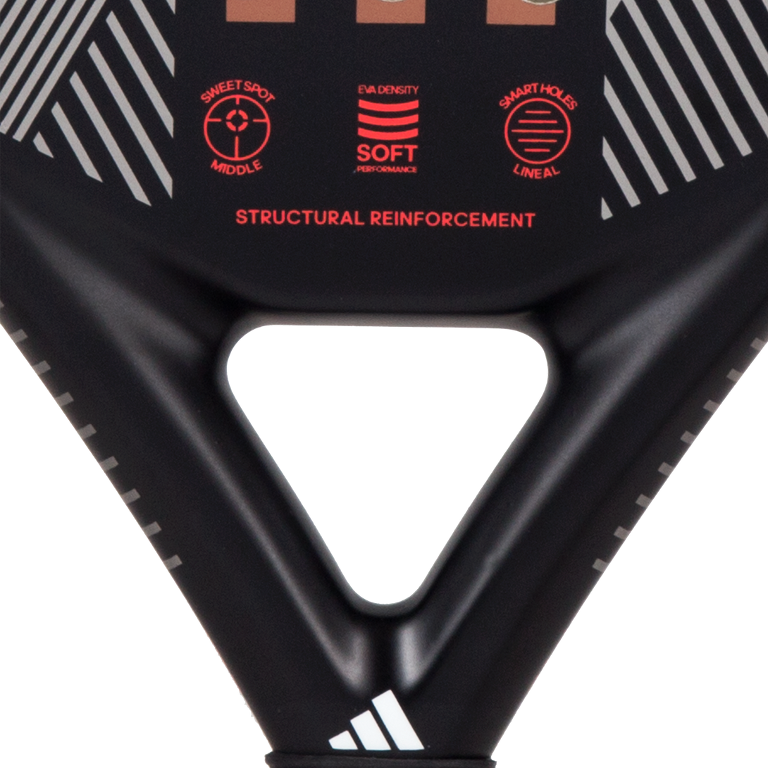 Adidas Match 3.3 Black Carbon Fibre Padel Racket | Ultimate Control & Durability