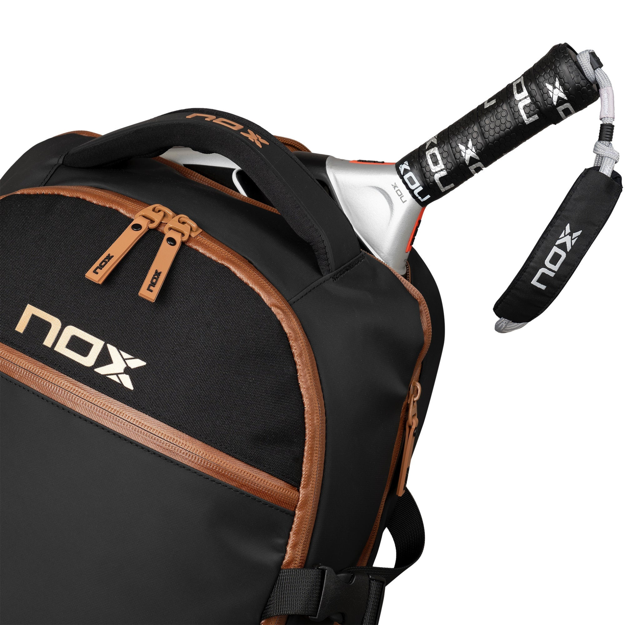 Nox Luxury Open Series Backpack -  Black/Brown