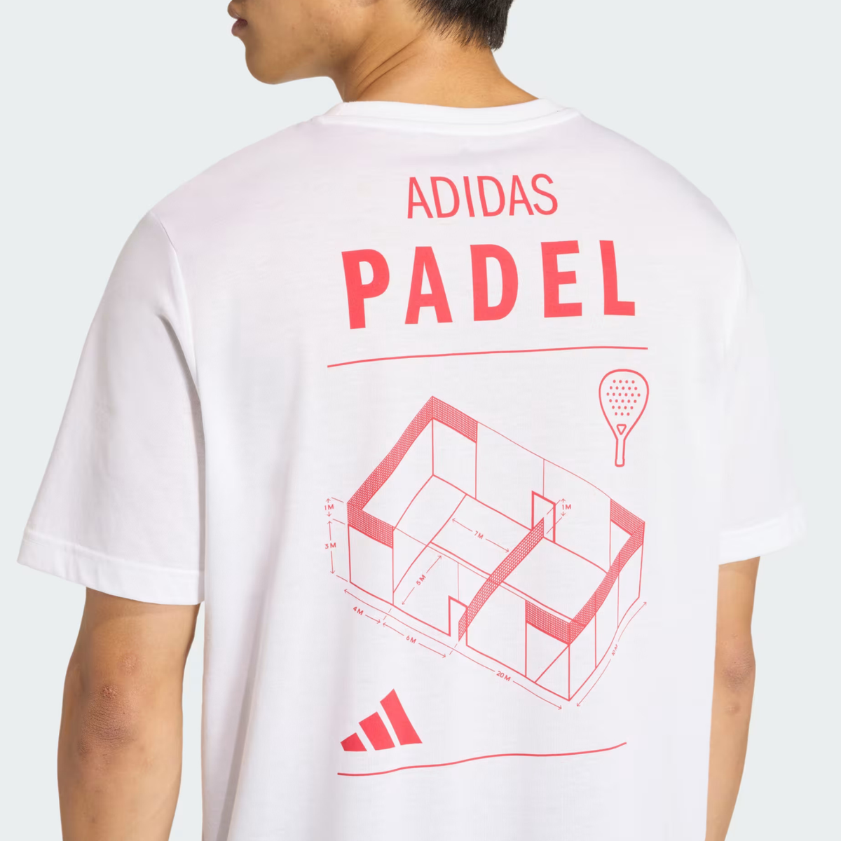 Adidas Padel Category Graphic Tee, view 3
