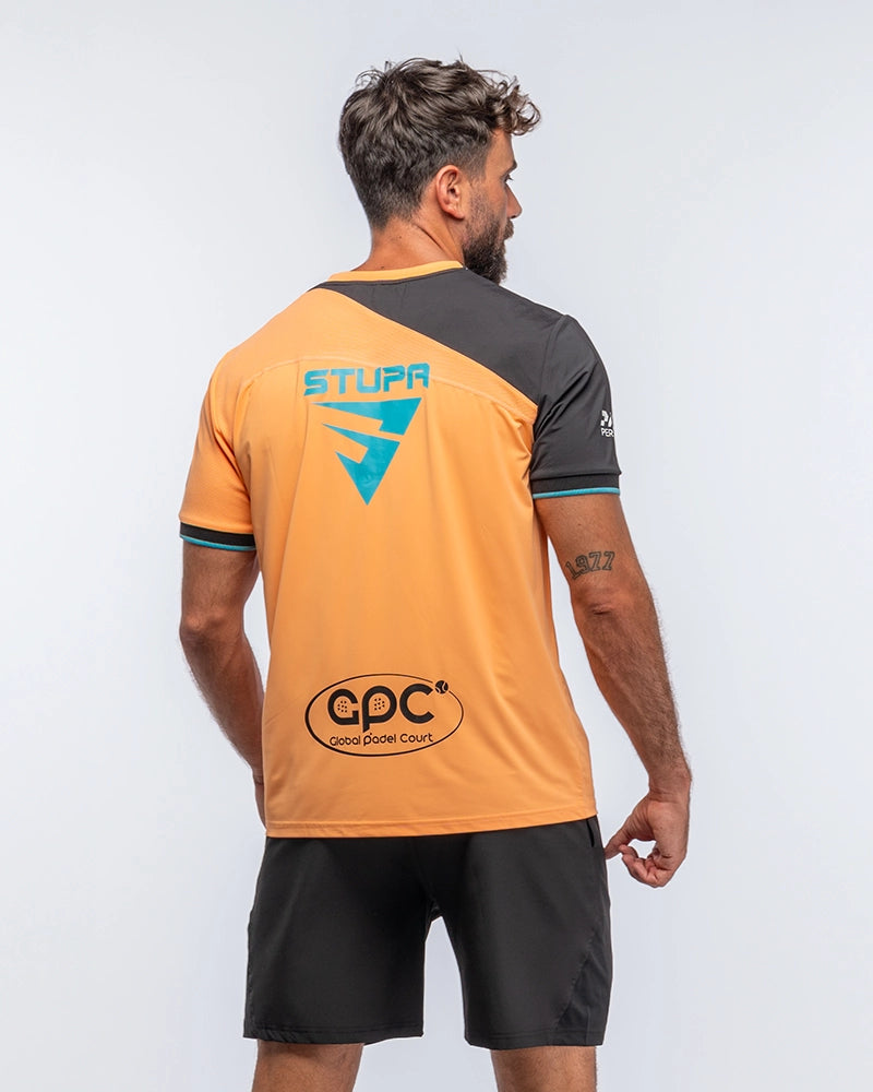 Siux Electra Stupa Official Sponsors Padel T-Shirt - Orange