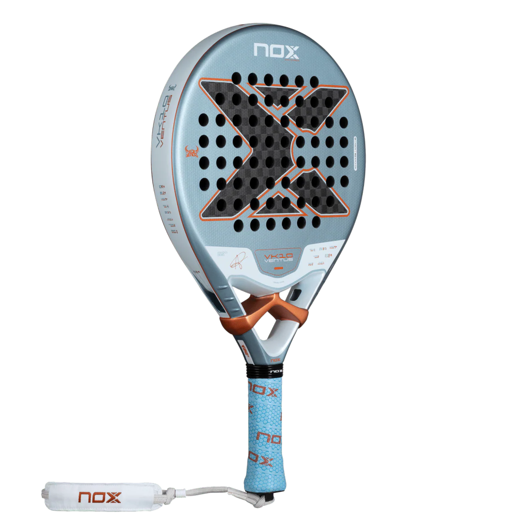 Nox VK10 Ventus Control 12K Women's Padel Racket by Aranzazu Osoro, view 3
