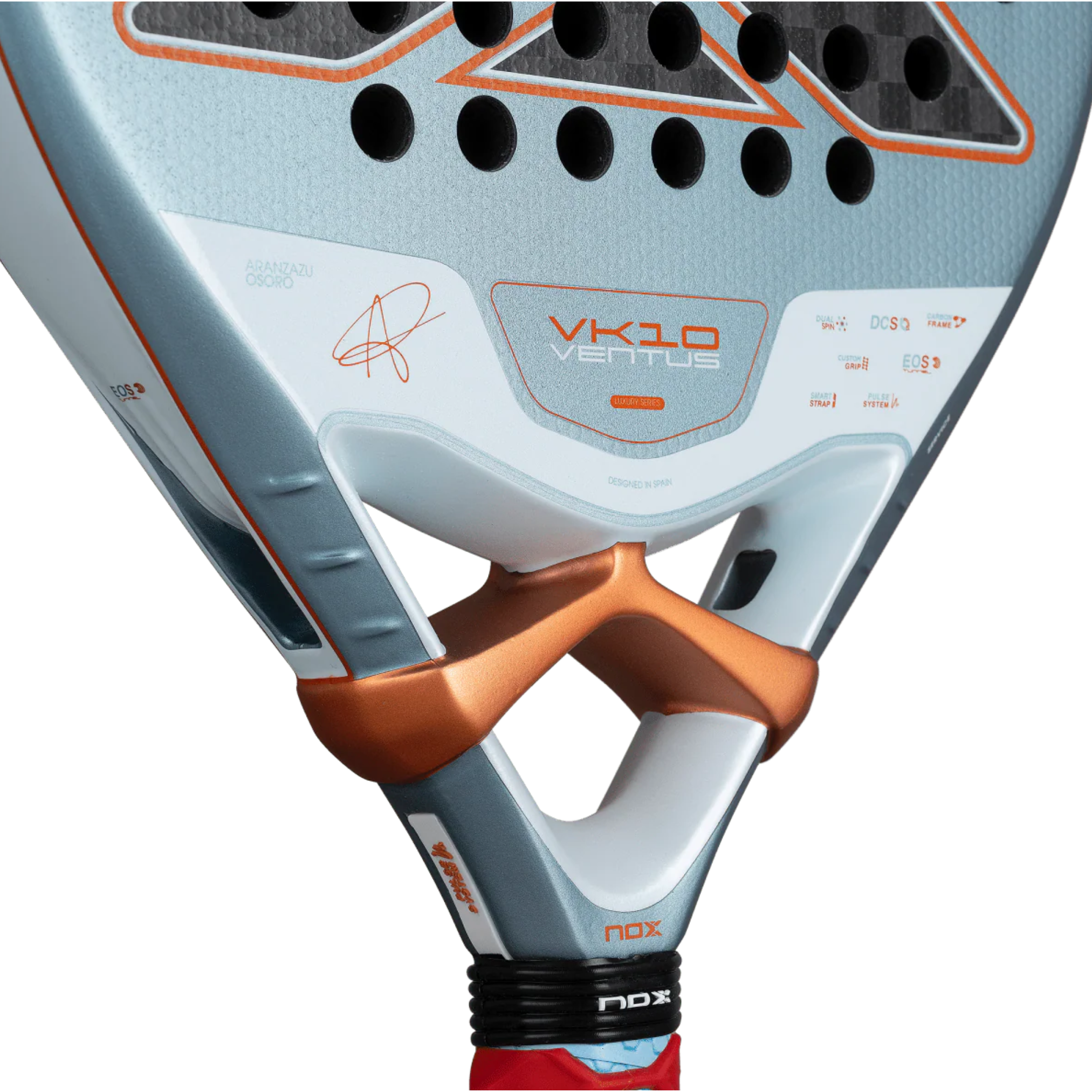 Nox VK10 Ventus Control 12K Women's Padel Racket by Aranzazu Osoro, view 8