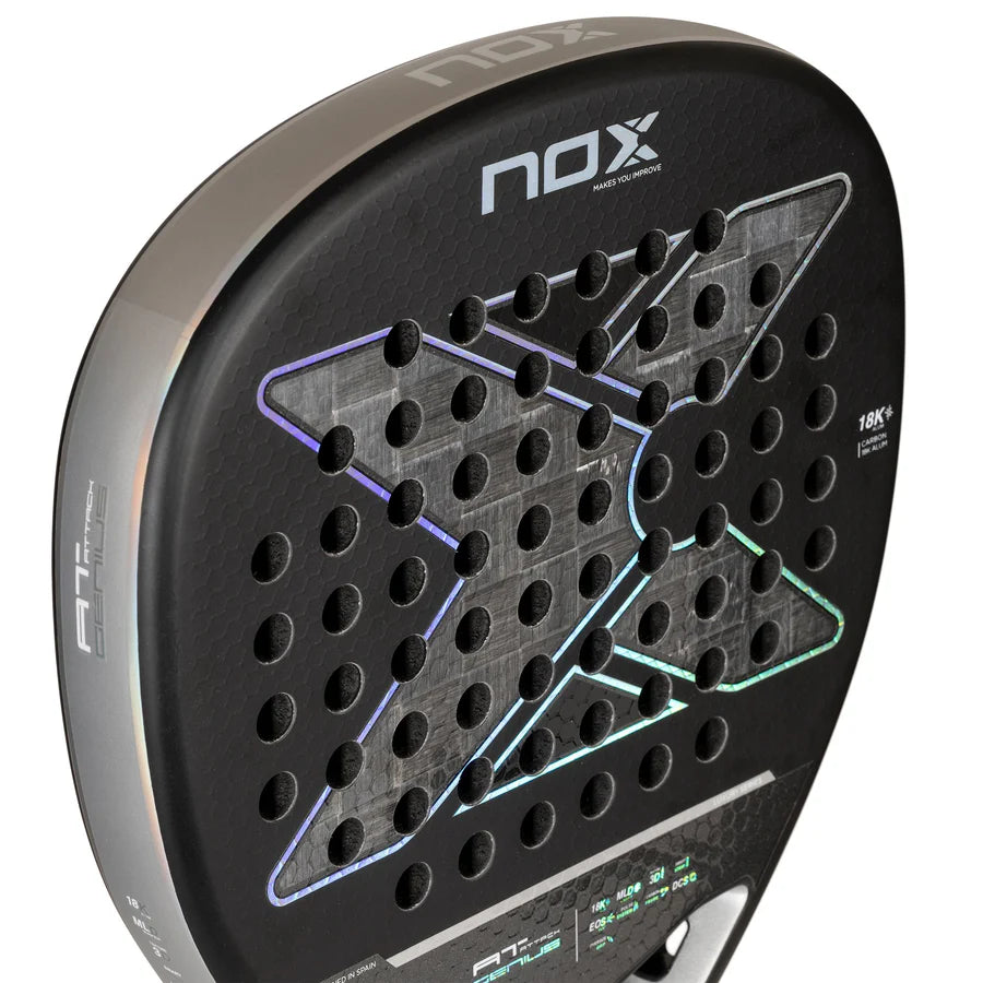 Nox AT10 Genius Attack 18k 2024 Padel Racket by Agustín Tapia