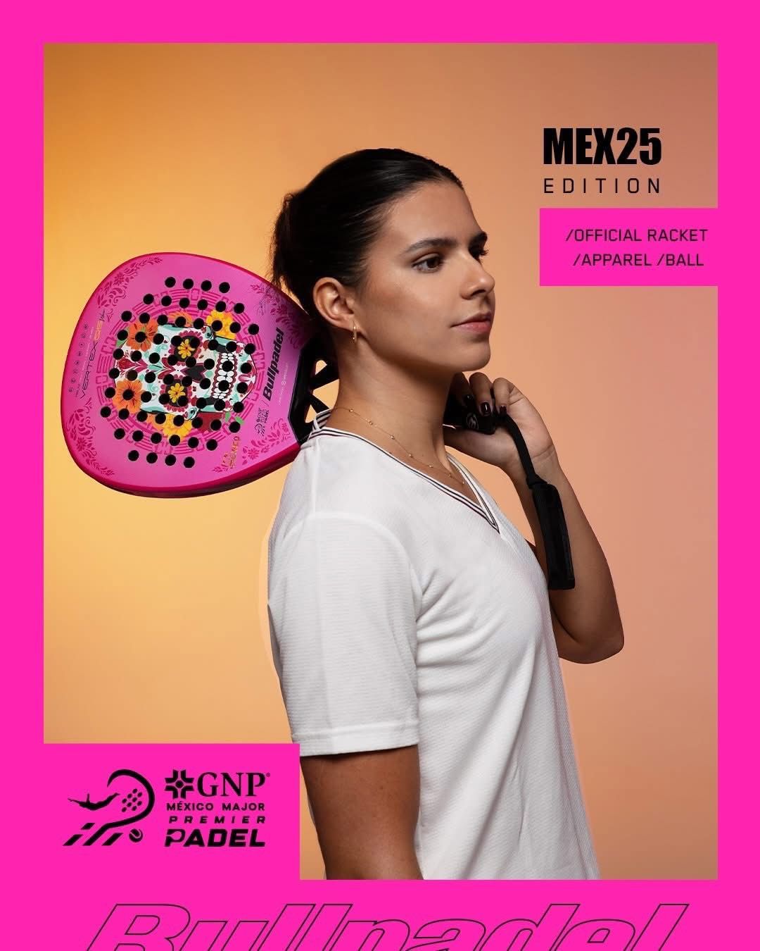 Bullpadel Vertex 05 W Mexico Special Edition Padel Racket By Delfi Brea
