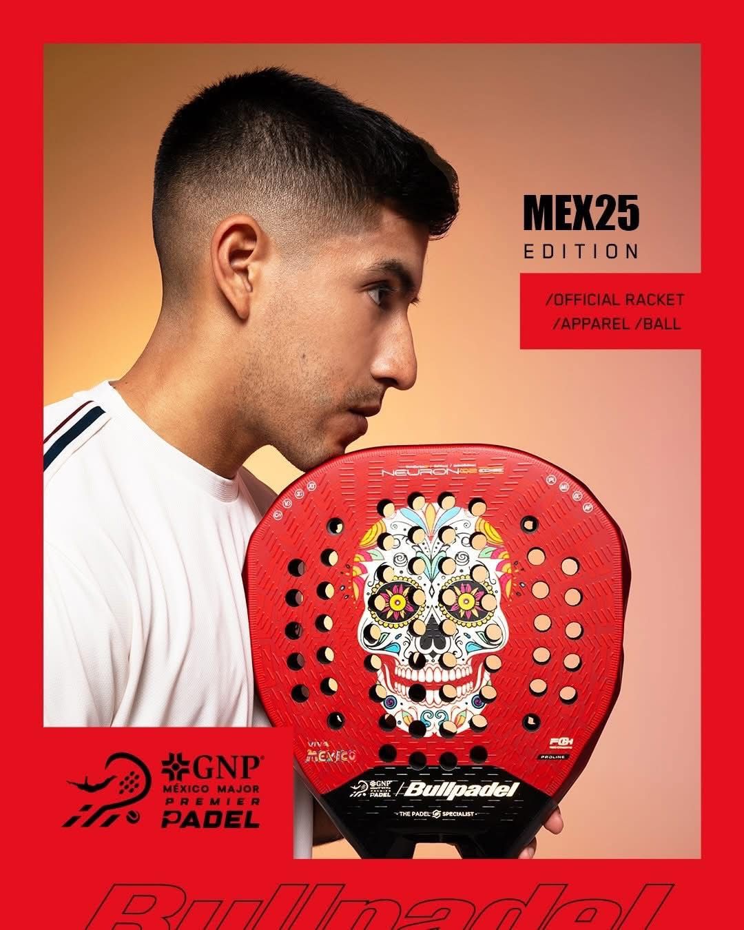 Bullpadel Neuron Edge 02 Mexico Special Edition Padel Racket By Fede Chingotto