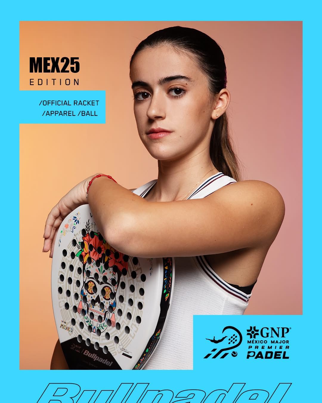 Bullpadel Wonder 2026 Mexico Special Edition Padel Racket by Claudia Fernández