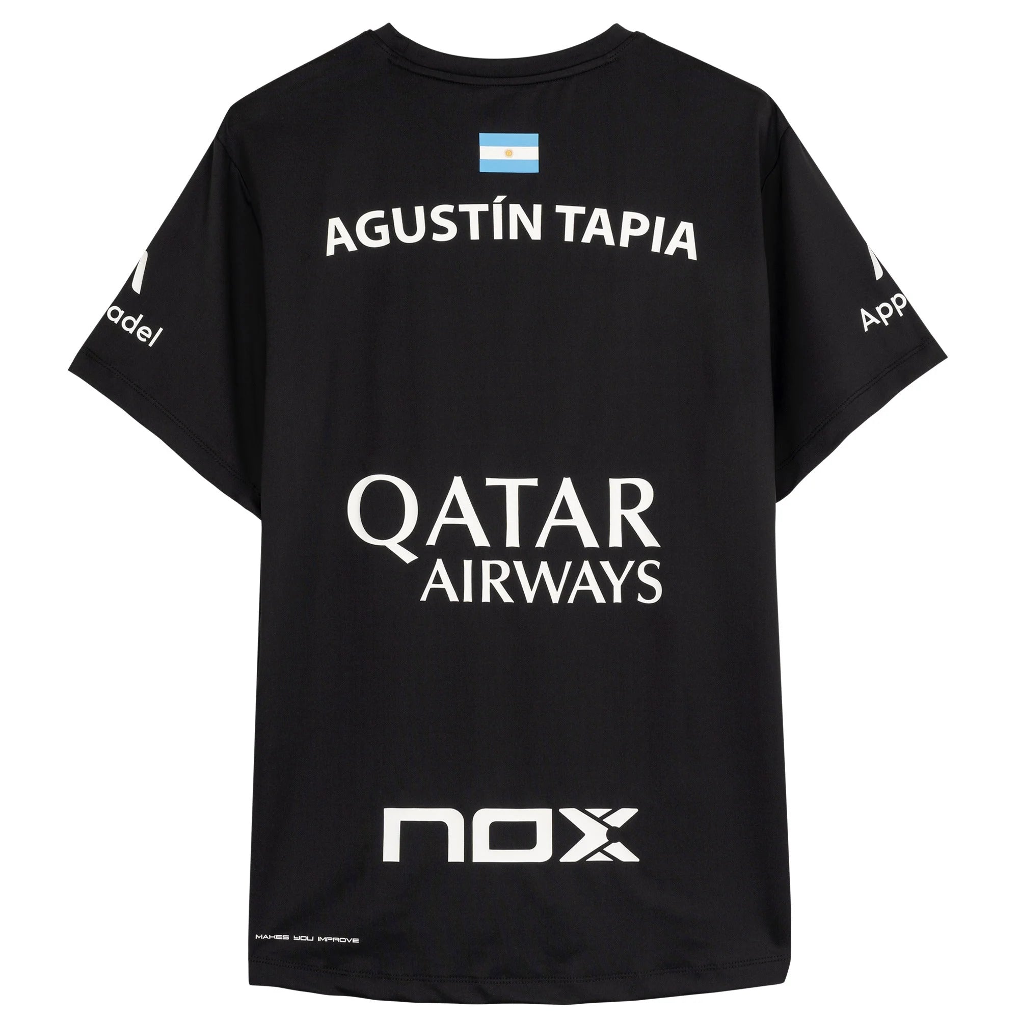 Nox AT10 Agustin Tapia Sponsors T-Shirt - Black