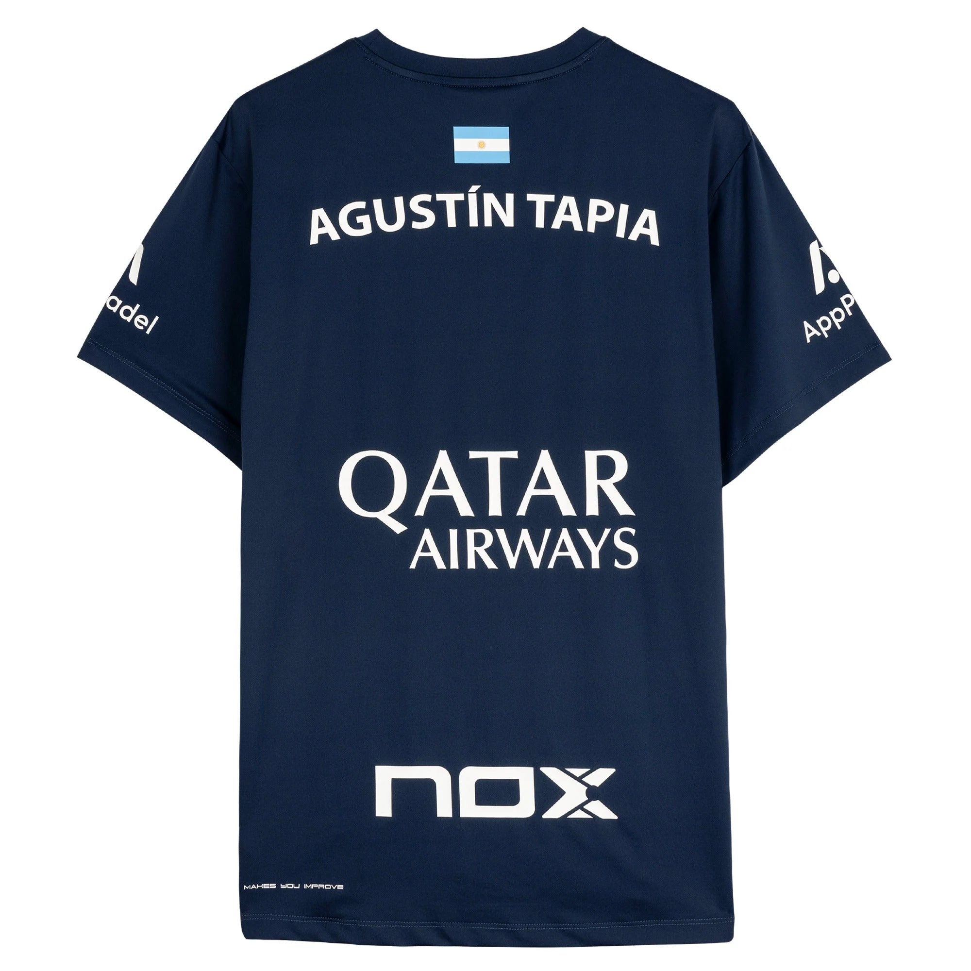 Nox AT10 Agustin Tapia Sponsors T-Shirt - Navy Blue