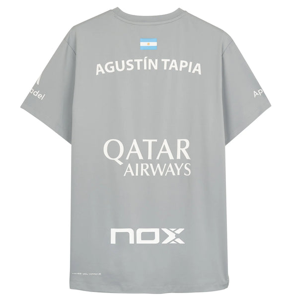 Nox AT10 Agustin Tapia Sponsors T-Shirt - Grey